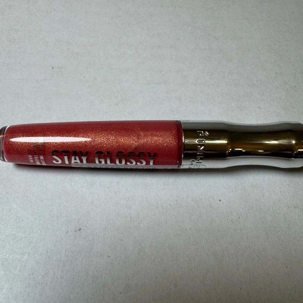 Rimmel Stay Glossy Lip Gloss, Down to Gloss, Three 0.18 oz